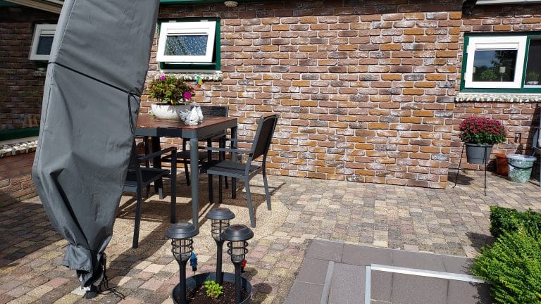 3D Wandpaneele Klinkeroptik - PU Verkleidung Für Innen & Außen 110x59cm