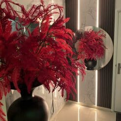 Alternative view of Wandverkleidung - Akustikpaneele - Dunkel geräucherte Natur-Eiche Braun Schwarz - Schwarzes Filz - AK11