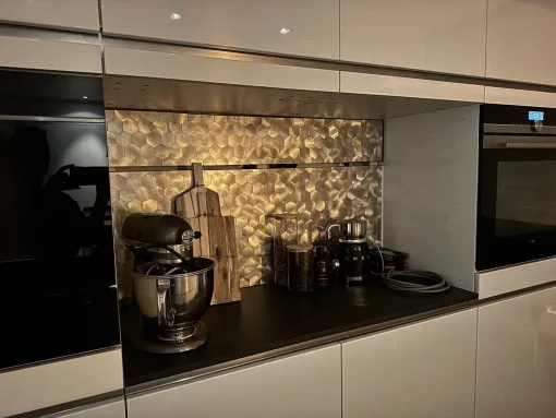 Wandverkleidung Selbstklebende Mosaik Wandpaneele Aluminium Bronze MK15 – Bild 2