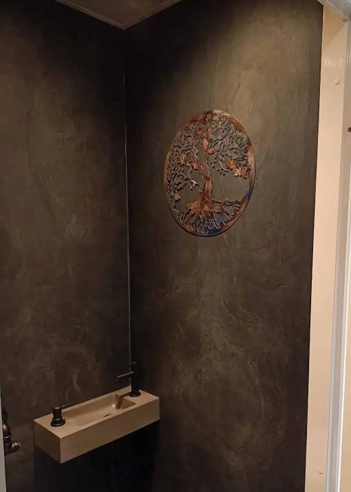 Wandverkleidung – Außen / Innen – Naturstein Verblender Steinfurnier XL Wandpaneel – 260 x 120 cm – Carbon Black – GN09 – Bild 7